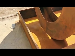 Yapısal tasarım için özelleştirilebilir elektrikli korten çelik su özelliği