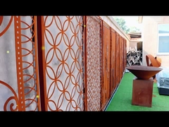 Polşlanmış Corten Perforated Panels Dekorasyon Özel Kalınlık